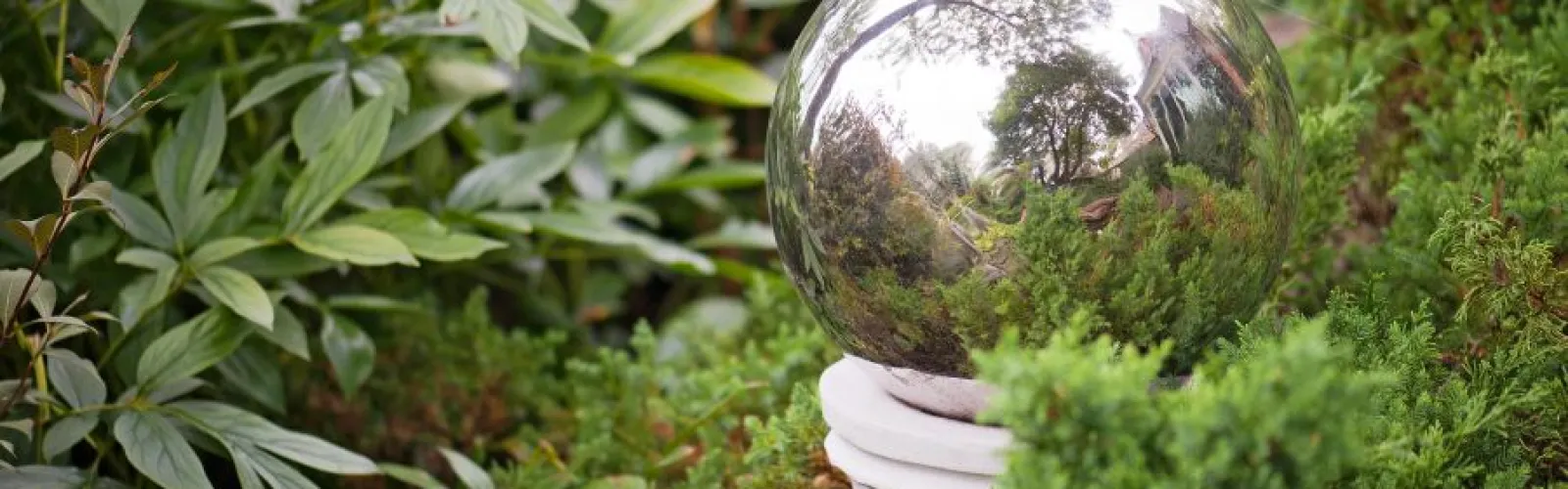 garden gazing globe